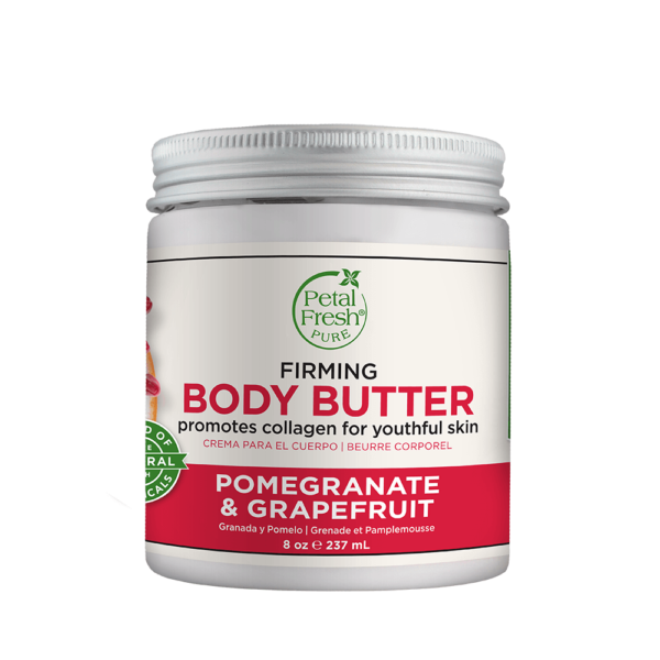 Petal Fresh Pomegranate Grapefruit Body Butter Firming - 100% natural and organic ingredients for youthful and glowing skin